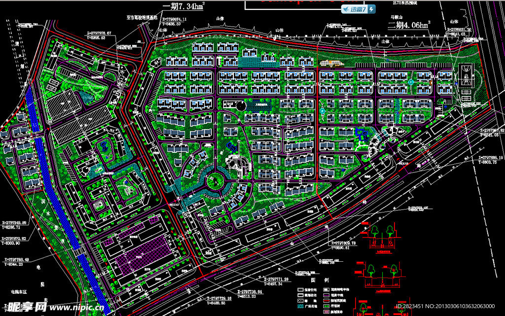 小区规划 详细规划图