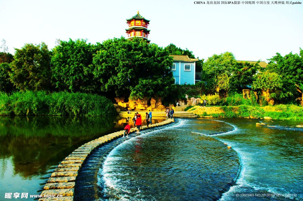 龙园风景 龙岗河