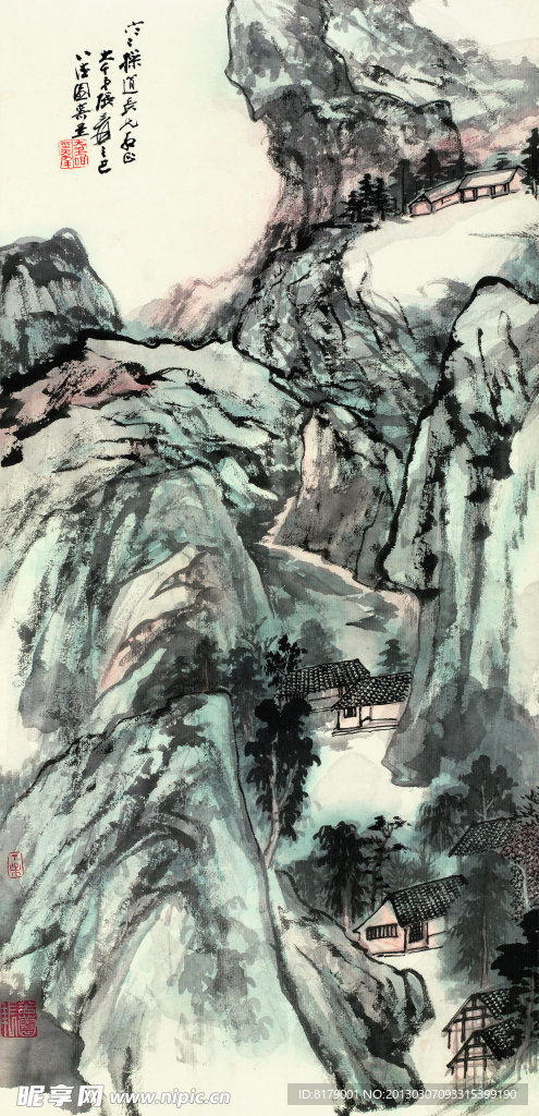 张大千书画