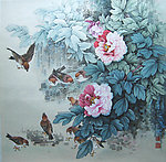 水彩国画
