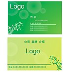 绿色名片