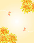 花朵移门