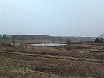 冬天干枯田园风光