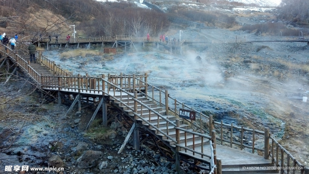 吉林长白山景区玉龙温泉