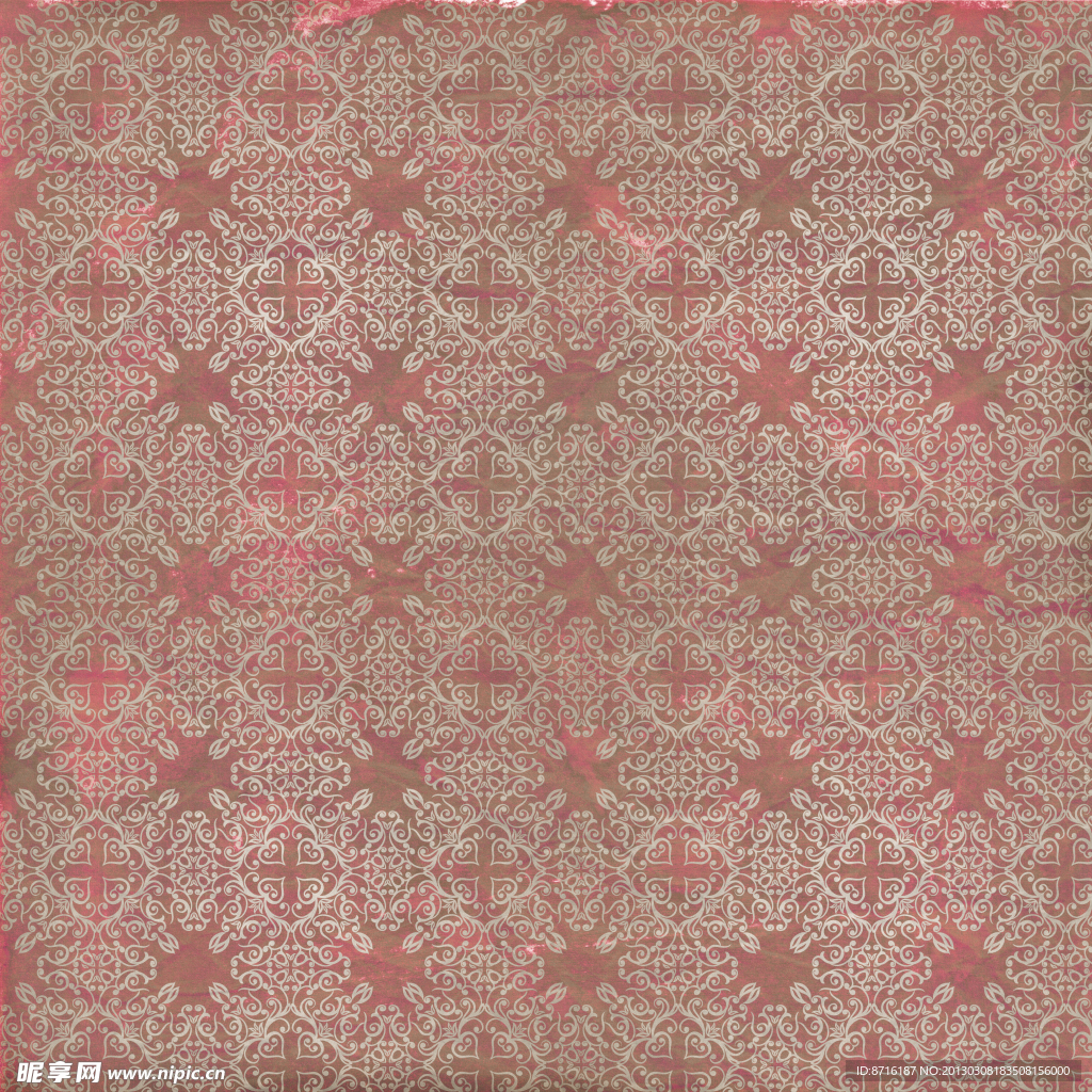 欧式复古花纹背景