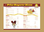 西餐餐单