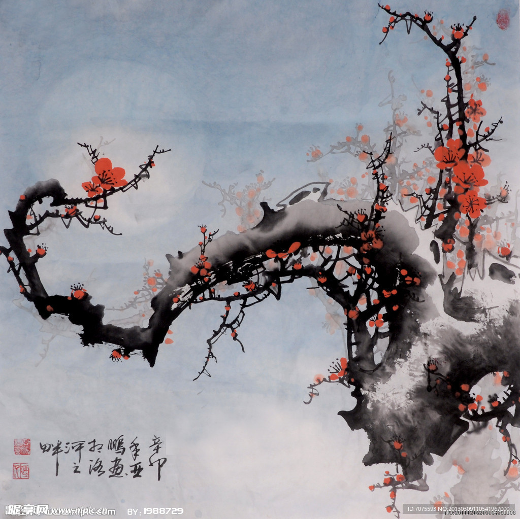 梅花国画