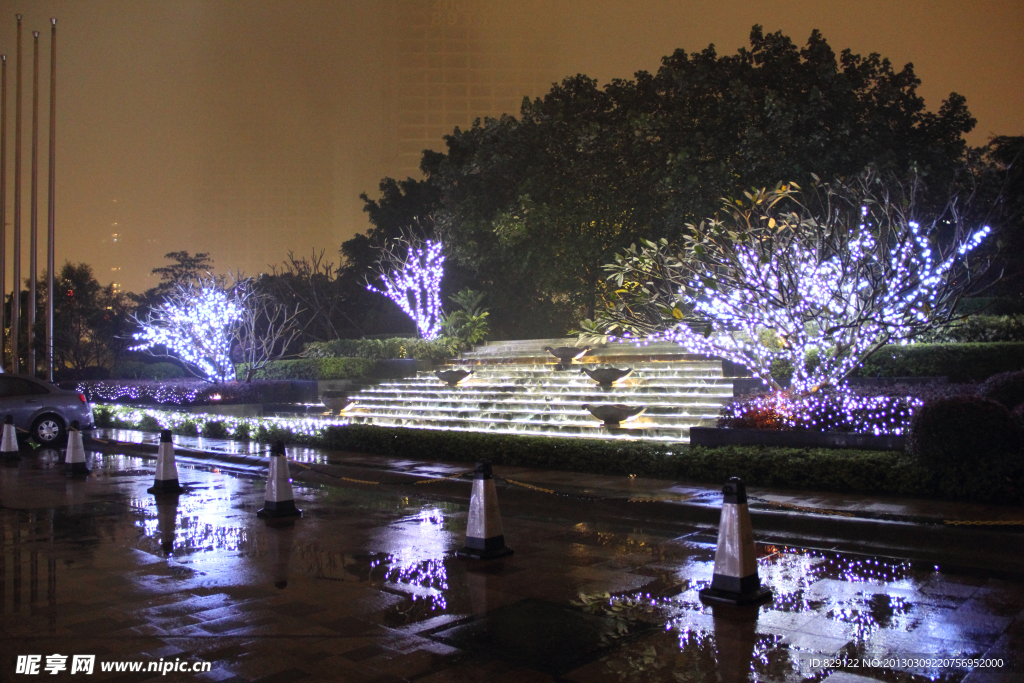 千灯湖公园夜景