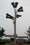 奥林匹克公园 鸟巢广场 路灯