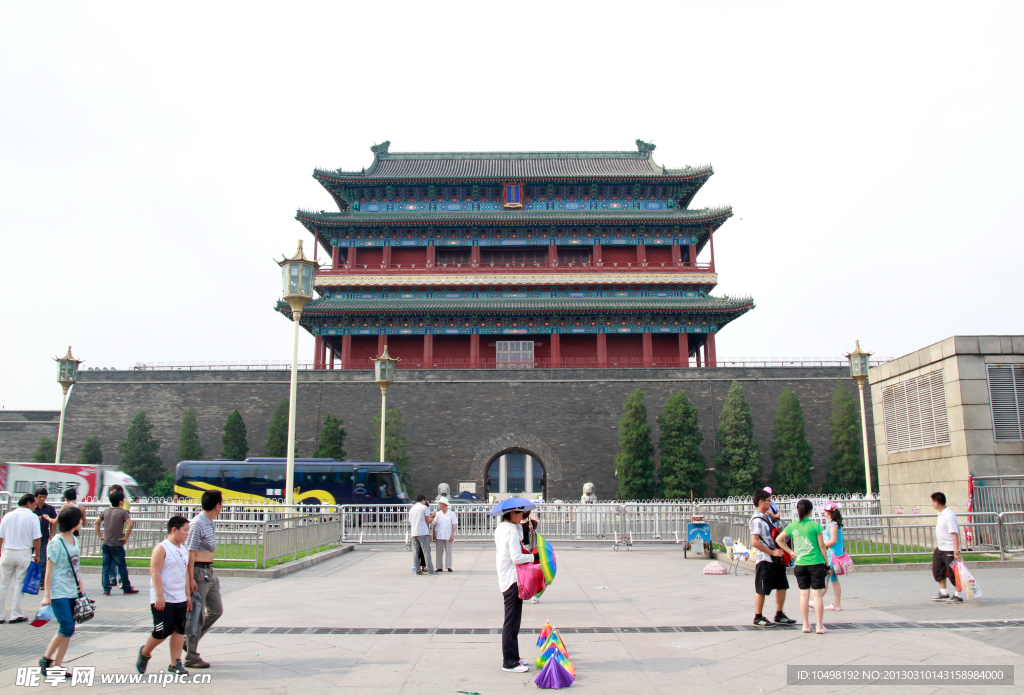 北京大前门全景