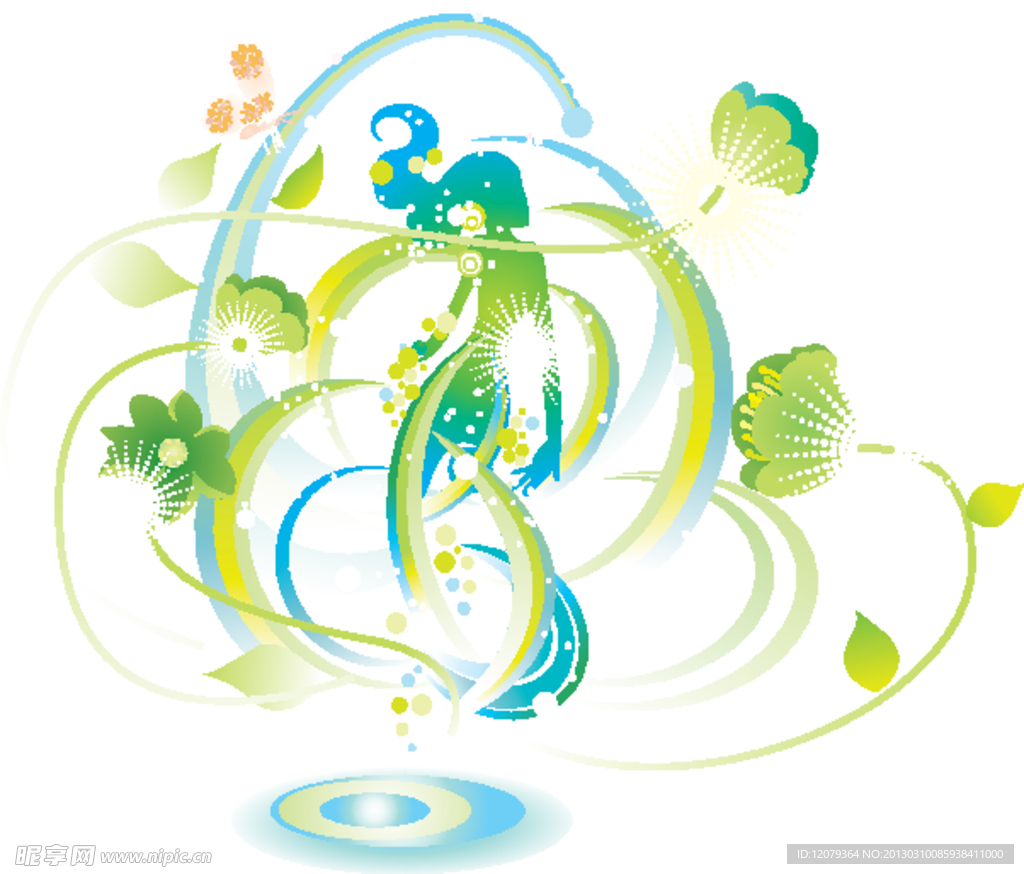 矢量花纹