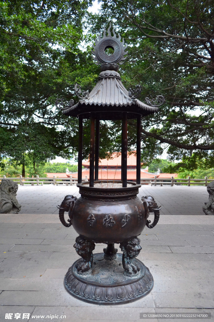 福建泉州南少林内香炉