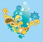 潮流花纹