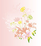 鲜花展板