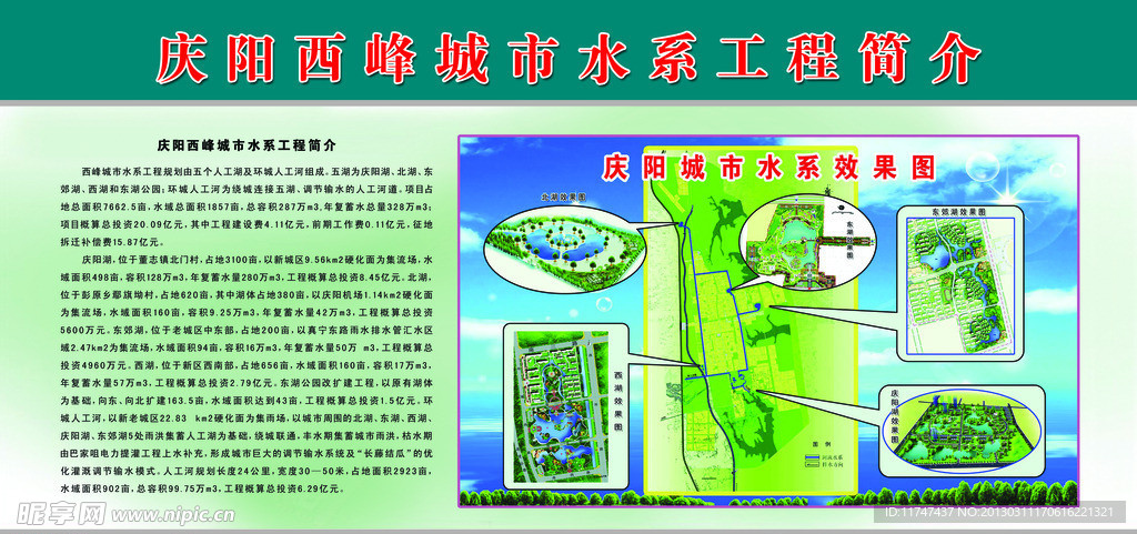 工程简介展板
