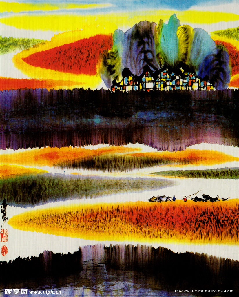 何远鸣《乡情》