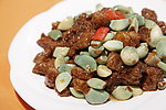 腊八蒜烧牛肉