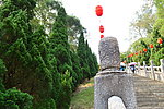 陡梯两旁