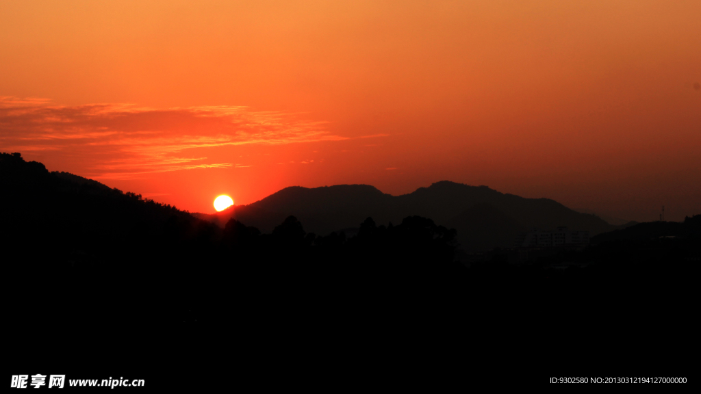 落日夕阳