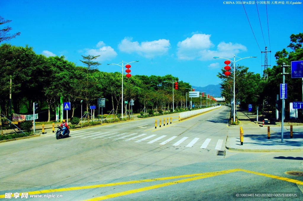 龙岗南澳一路风景 景区交通