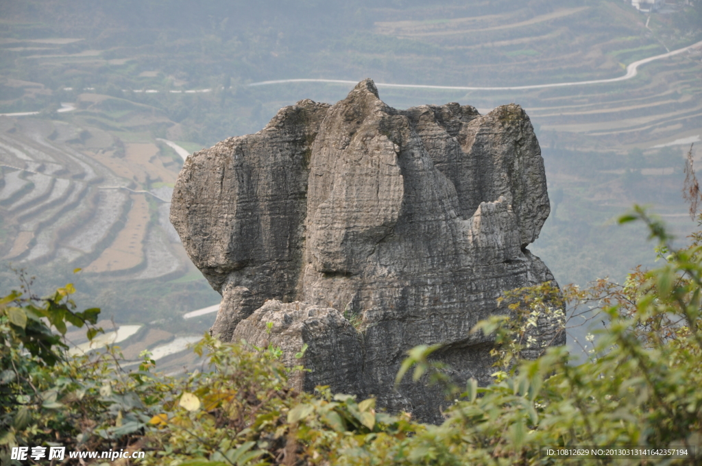 黑山谷怪石