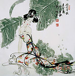 水彩国画