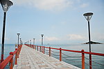海南鹿回头海滩栈桥