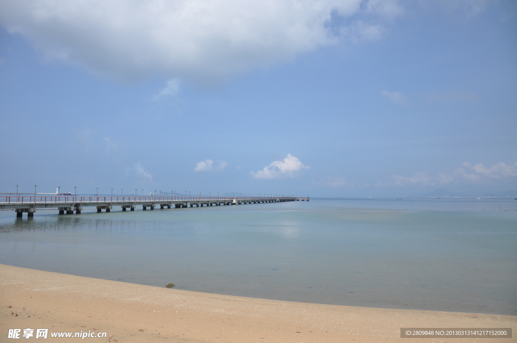 海南鹿回头国宾馆海滩栈桥