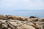 海南蜈支洲岛海边岩石