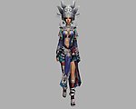 五毒教女带行走动画