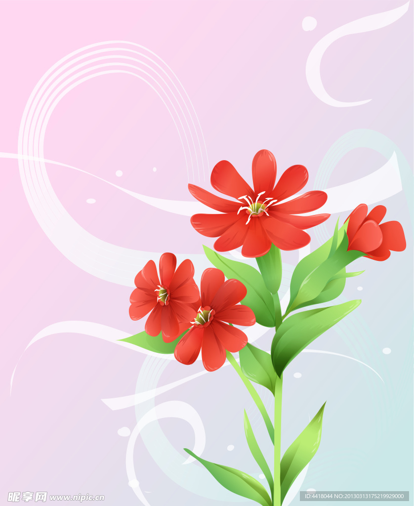 花朵移门