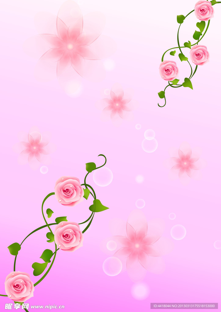 花朵移门