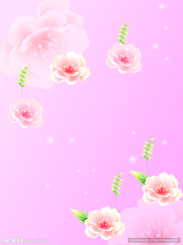 花朵移门