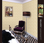 墙纸铺贴效果图