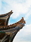 蓝天 古建筑