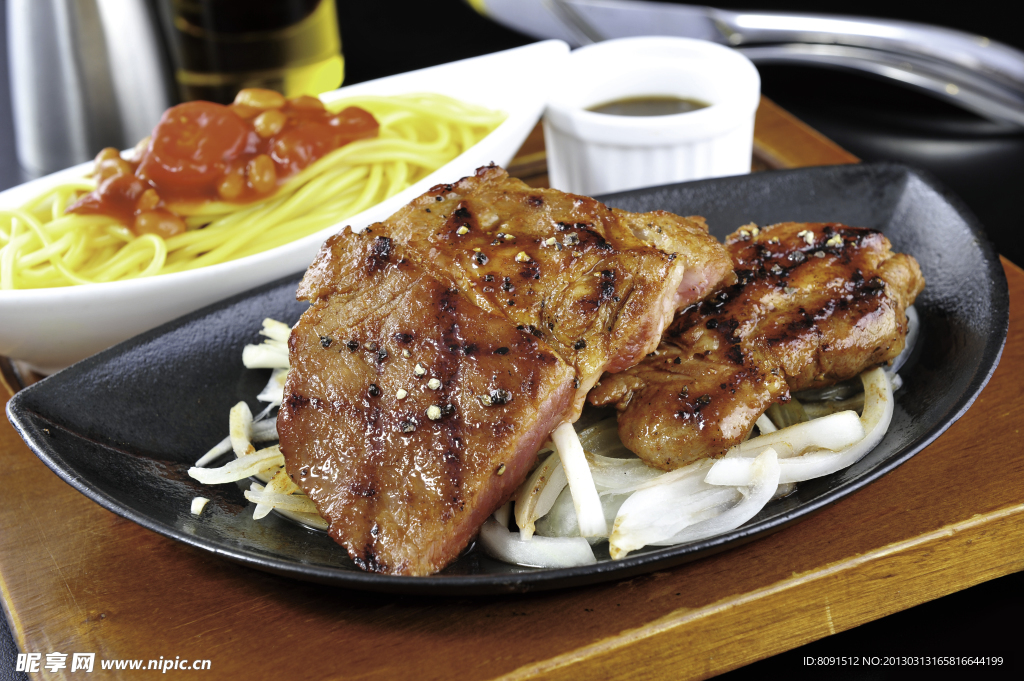 铁板凯撒肉眼扒