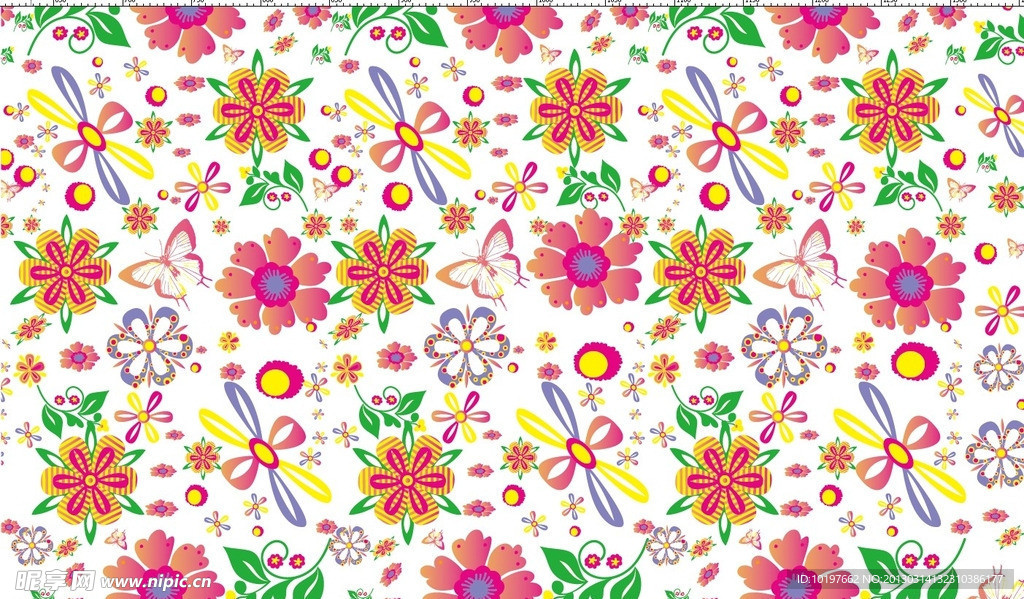 矢量花纹