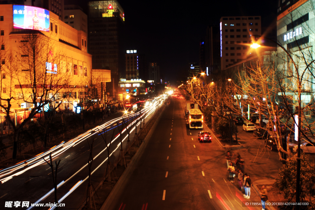 杭州延安路夜景