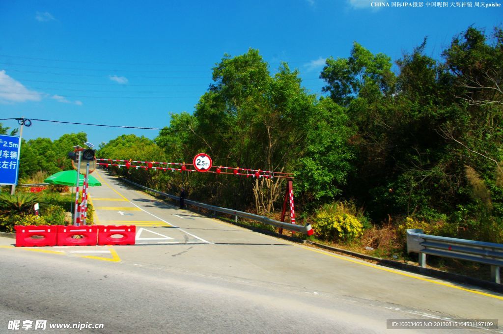 龙岗南澳一路风景 岔路