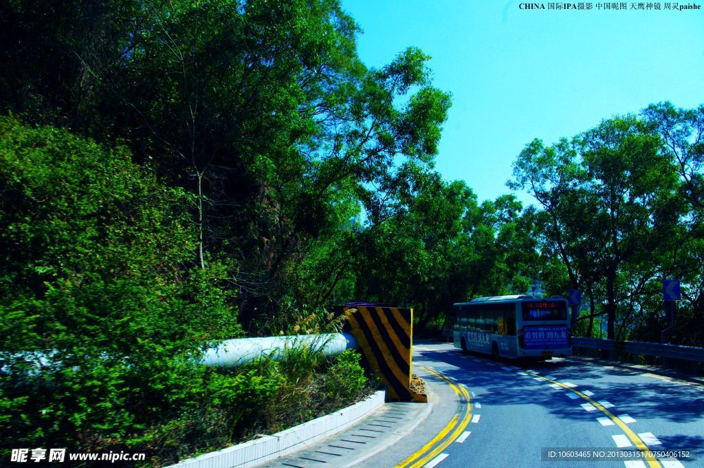 龙岗南澳一路风景 盘山公路