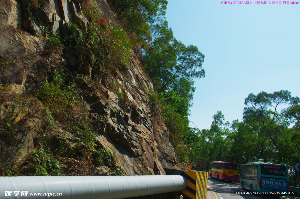 龙岗南澳一路风景 南澳山水