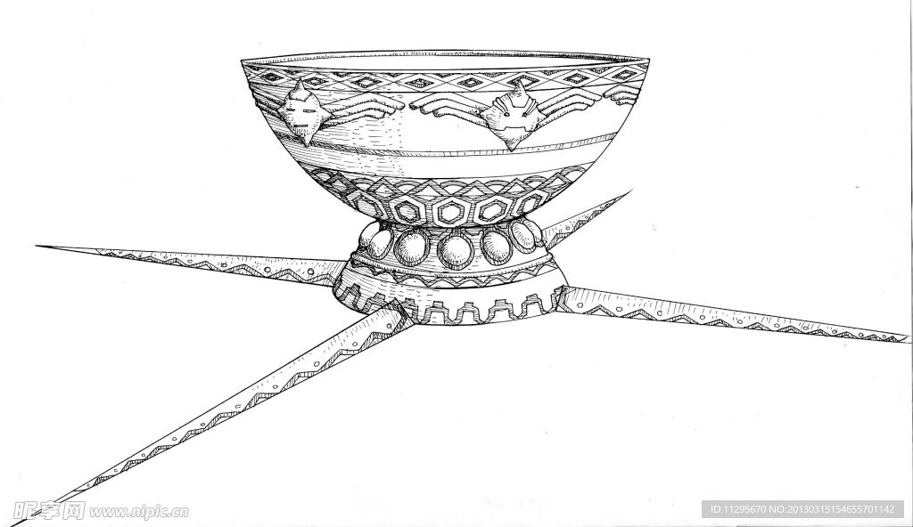 素描画