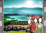 少数民族 女人 风景