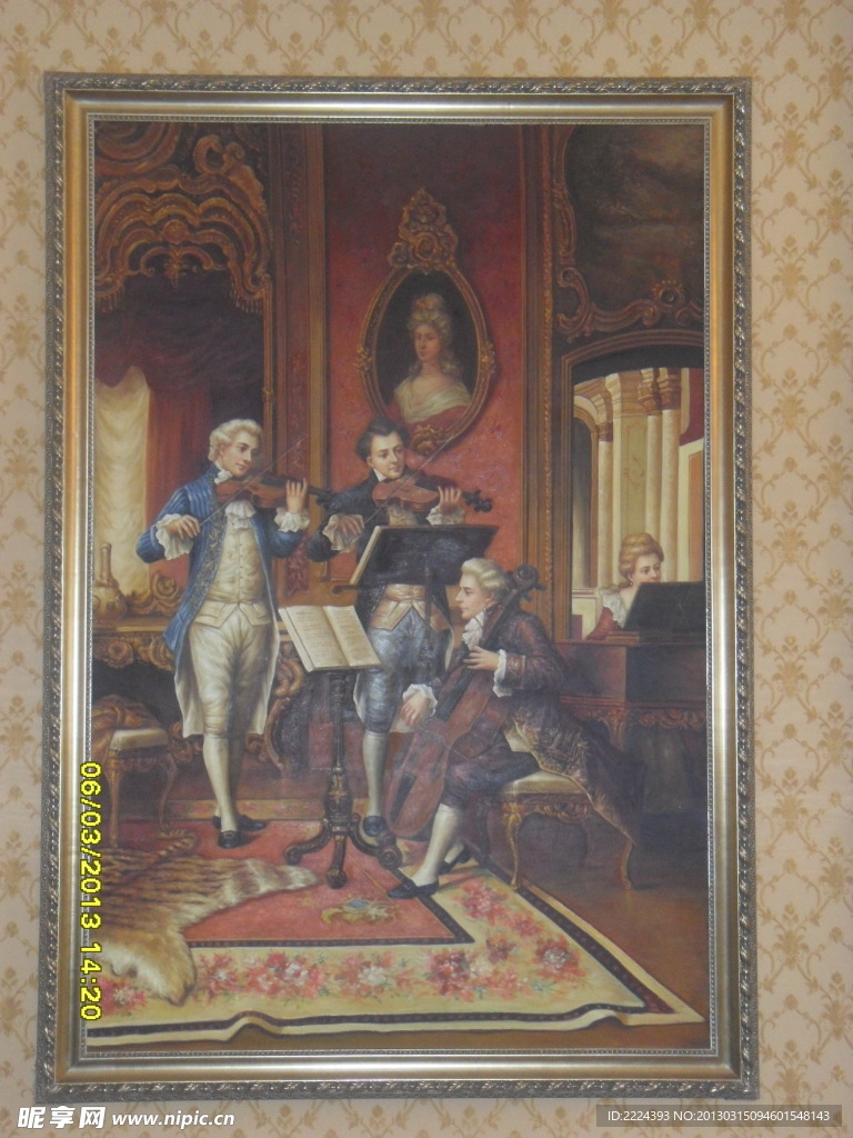 油画 欧洲贵族油画 贵族