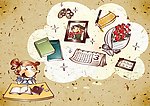 小学生卡通素材