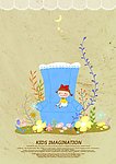 小孩和沙发