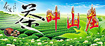 茶叶山庄广告