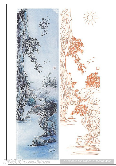 山水画
