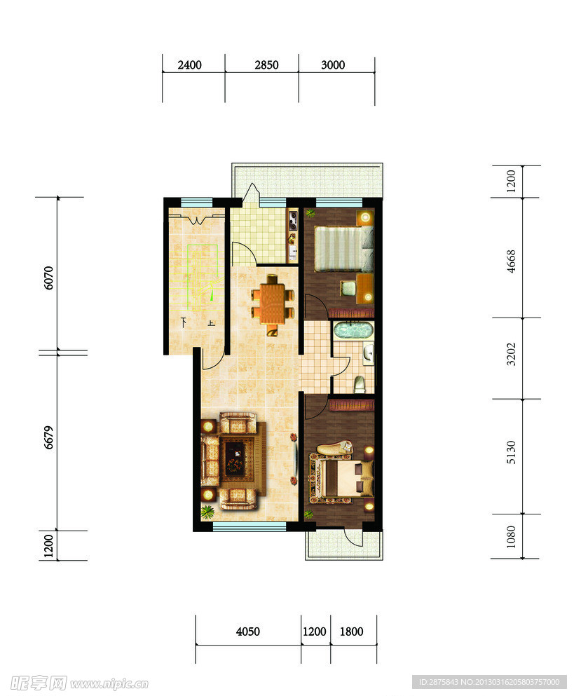 小区楼房户型分层图