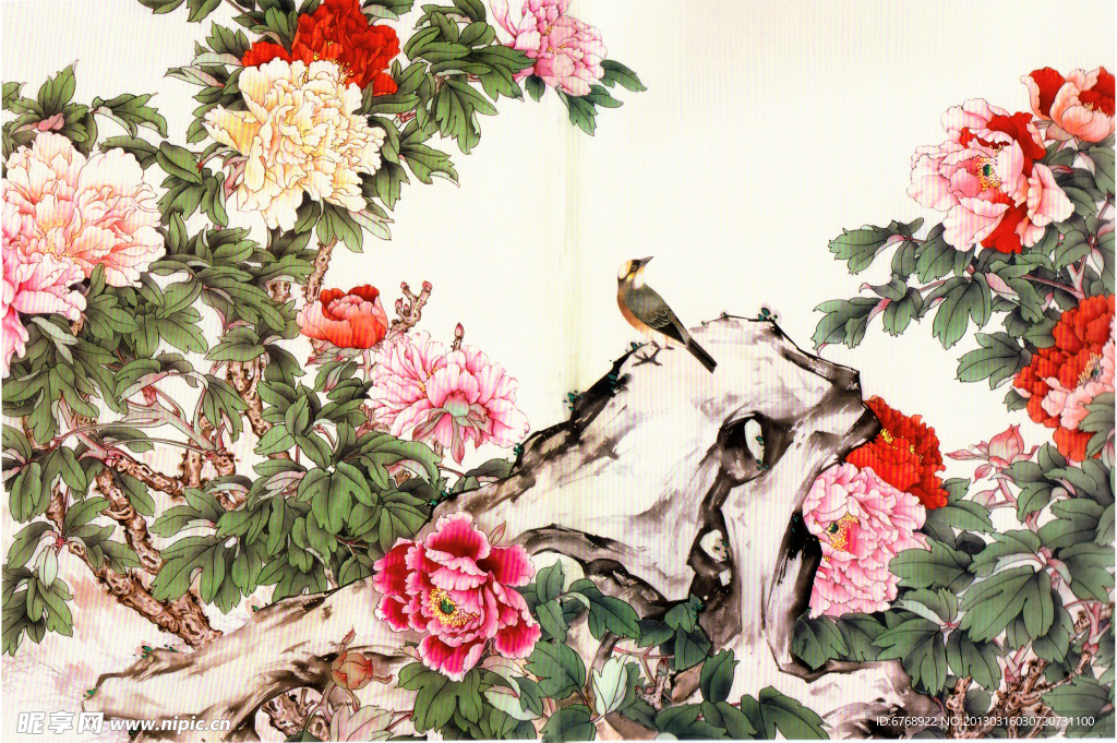 当代精品工笔(有扫描网纹)